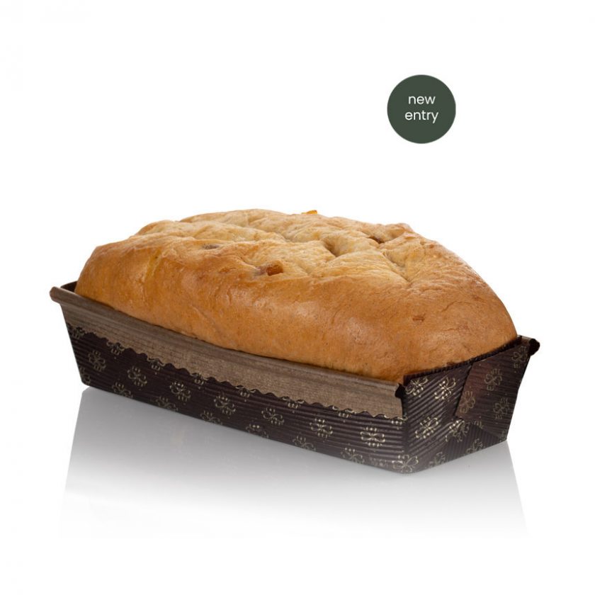 Pan dolce all'olio EVO pesca e albicocca 350g