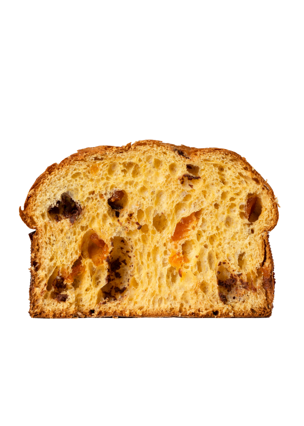 PANETTONE<br> GIANDUJA E ALBICOCCA