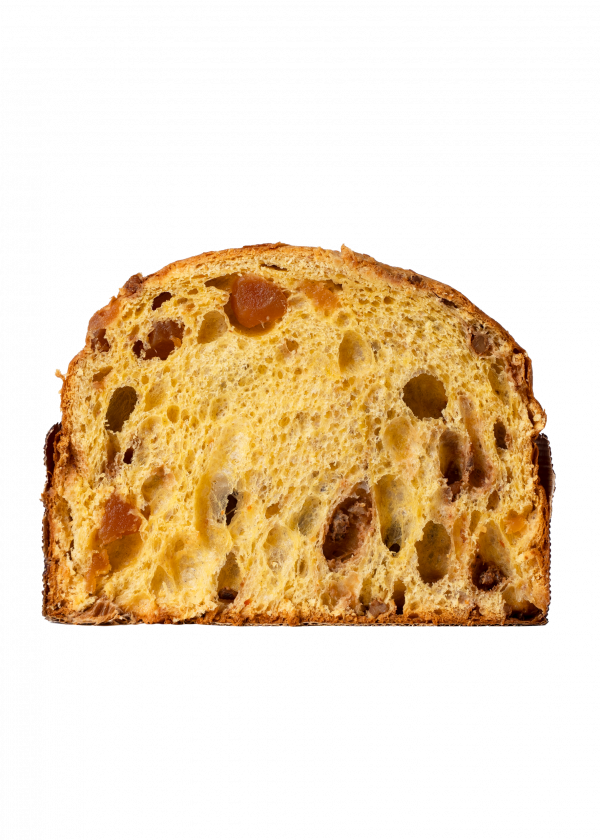 PANETTONE<br> MELA, NOCI PECAN E SCIROPPO D’ACERO